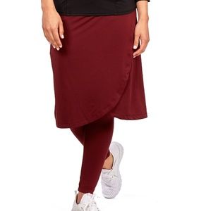 Skirt with attached leggings